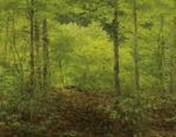 Forest Landscape Oil Painting by Isaak Ilyich Levitan