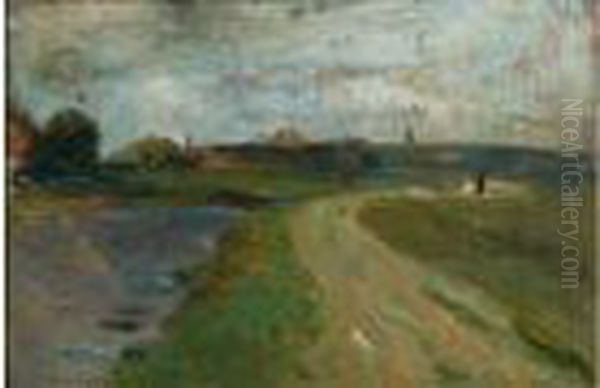 Paysage Russe Oil Painting by Isaak Ilyich Levitan