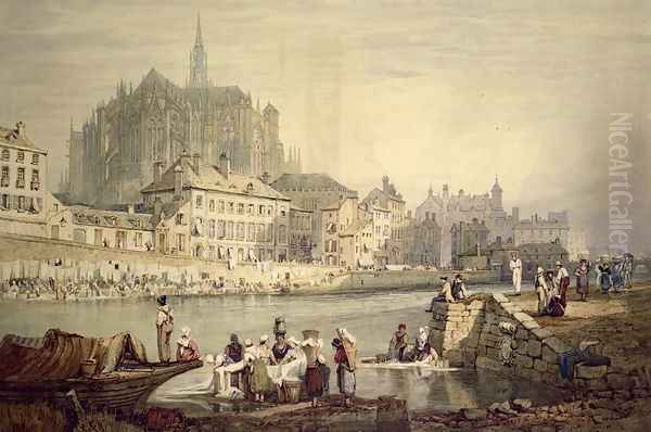 Cologne Oil Painting by Samuel Prout