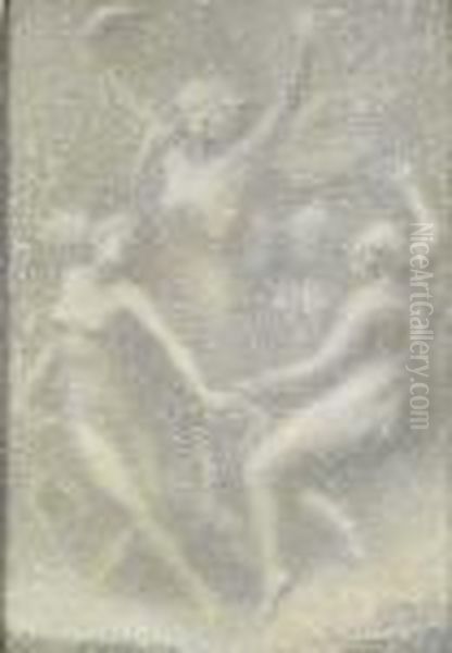 Effet De Neige Sur La Danse De Carpeaux by Lucien Levy-Dhurmer