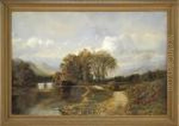 Valley Of The White Mountains Oil Painting by Edmund Darch Lewis