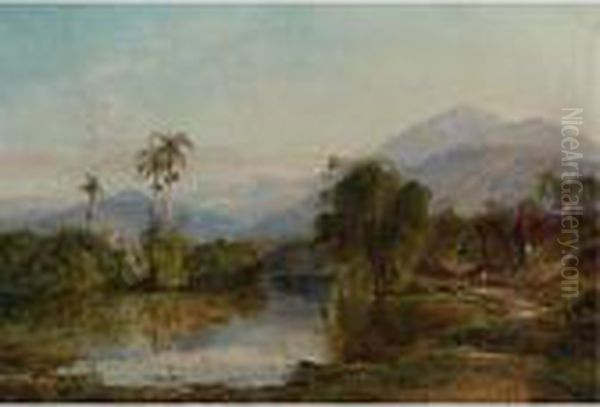 View Of Cuba Oil Painting by Edmund Darch Lewis