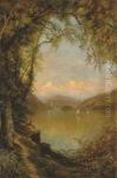 Summer Idyll Oil Painting by Edmund Darch Lewis