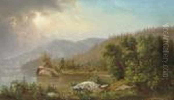 Gathering Storm Oil Painting by Edmund Darch Lewis