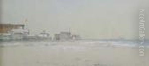 Cape May Oil Painting by Edmund Darch Lewis