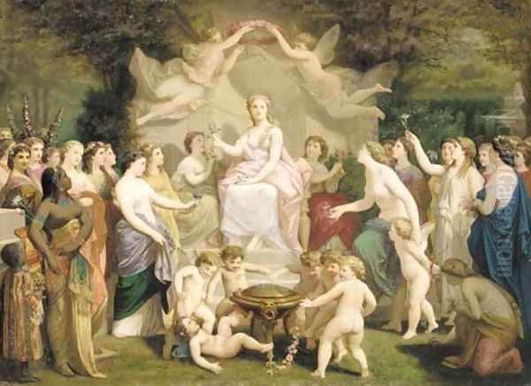 Allegory of spring by Henri Pierre Picou