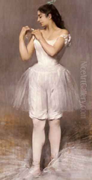 Carriere Belleuse The Ballerina Oil Painting by Carrier-belleuse Pierre