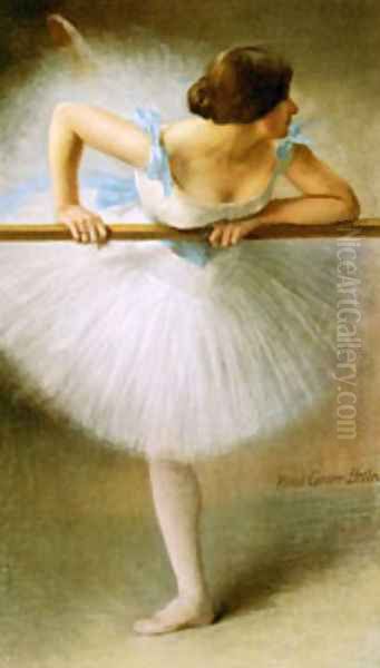 Carrier Belleuse La Danseuse Oil Painting by Carrier-belleuse Pierre