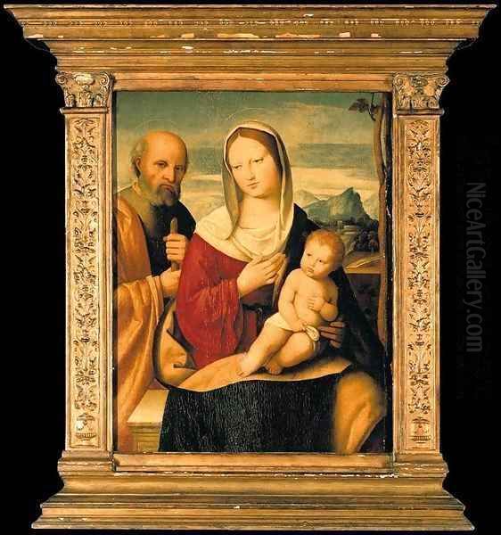 The Holy Family 2 Oil Painting by Nicola Pisano