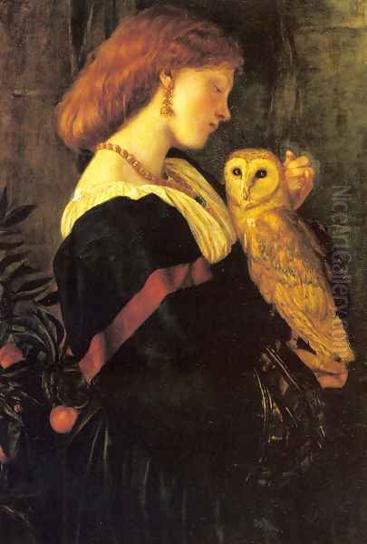 Il Barbagianni Oil Painting by Valentine Cameron Prinsep