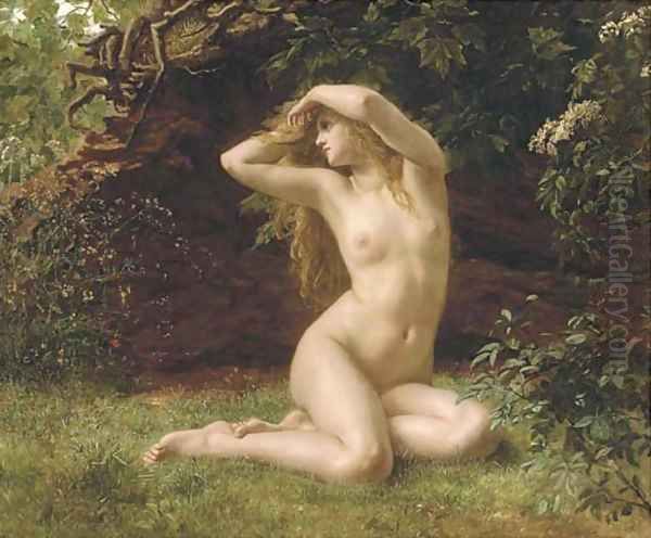 The First Awakening of Eve Oil Painting by Valentine Cameron Prinsep