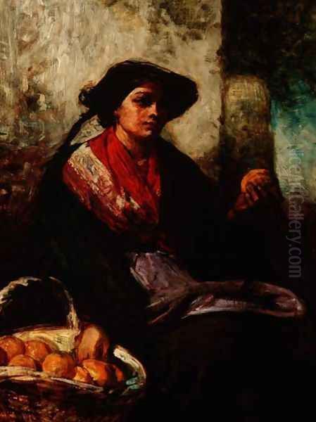 The Orange Seller Oil Painting by John Phillip