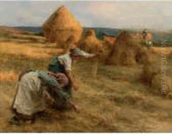 The Gleaners Oil Painting by Leon Augustin Lhermitte