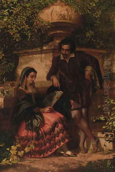 Senor and Senorita Oil Painting by John Phillip