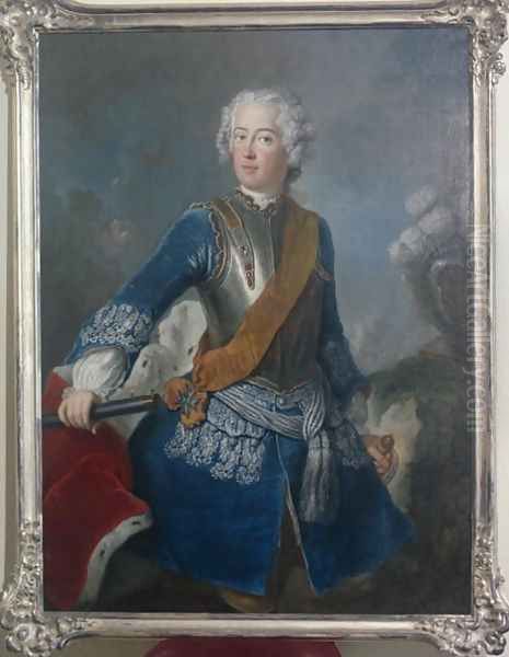 The Crown Prince Frederick II, c.1736 Oil Painting by Antoine Pesne