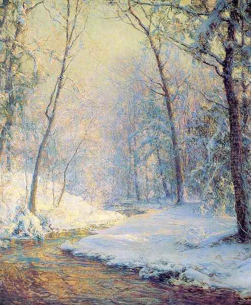 The Early Snow Oil Painting by Walter Launt Palmer