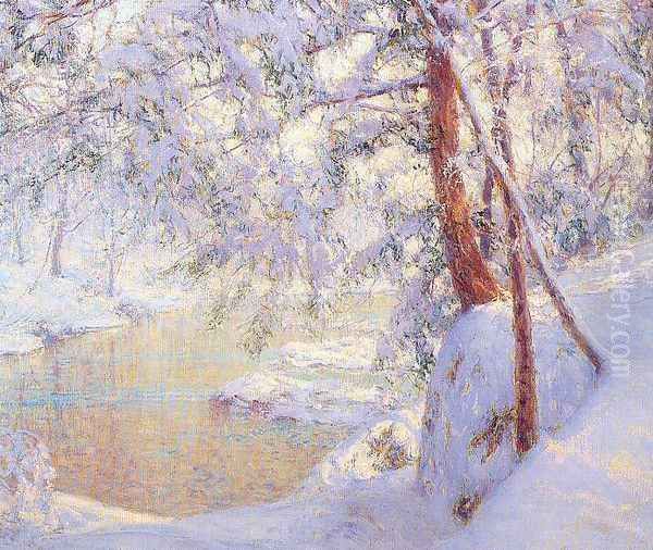 Winter Light and Shadows Oil Painting by Walter Launt Palmer