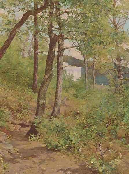 Catskill Mountain House Oil Painting by Walter Launt Palmer