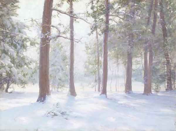 Winter Haze Oil Painting by Walter Launt Palmer