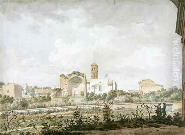 Temple of Venus and Rome, Rome, 1781 Oil Painting by William Pars