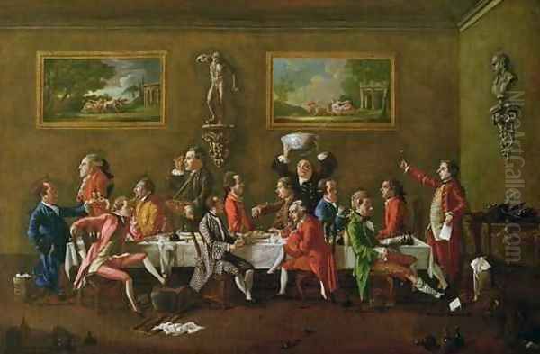 A Punch Party, 1760 Oil Painting by Thomas Patch