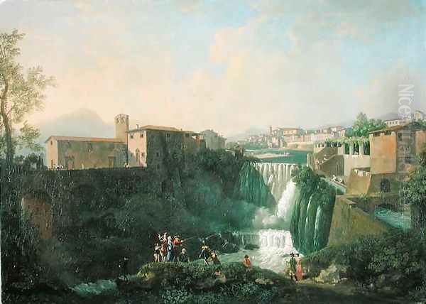 A View of Tivoli, c.1750-55 Oil Painting by Thomas Patch