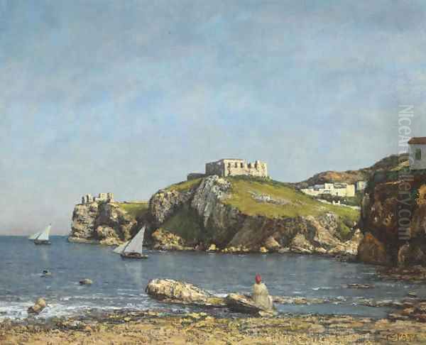 Forteresse sur une colline, Algerie Oil Painting by Cherubino Pata