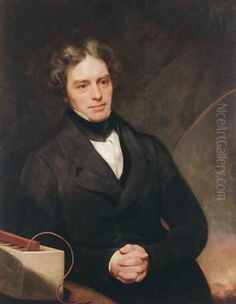 Portrait of Michael Faraday 1791-1867 1841-42 Oil Painting by Thomas Phillips