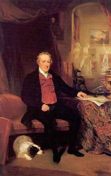 George O'Brien Wyndham, Third Earl of Egremont Oil Painting by Thomas Phillips