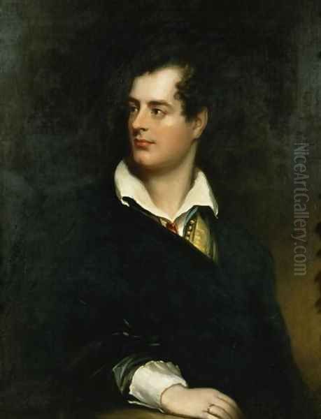 Portrait of George Gordon, 6th Lord Byron 1788-1824 Oil Painting by Thomas Phillips