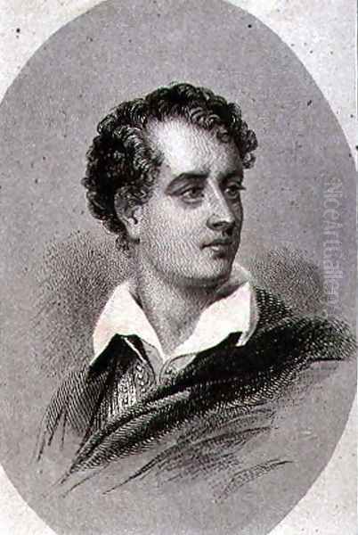 Portrait of George, Lord Byron 1788-1824 Oil Painting by Thomas Phillips