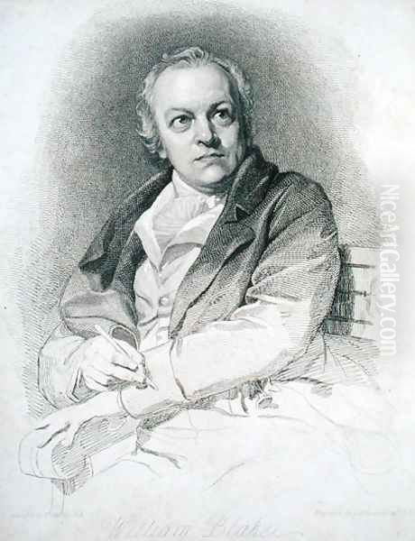 William Blake 1757-1827 engraved by Luigi Schiavonetti 1765-1810 Oil Painting by Thomas Phillips