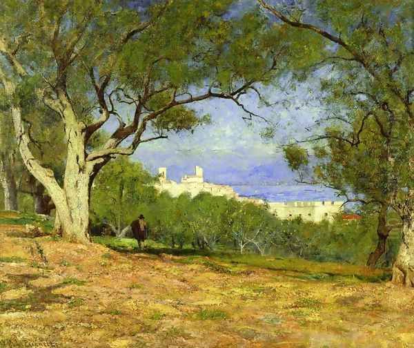 View of Provence Oil Painting by William Lamb Picknell