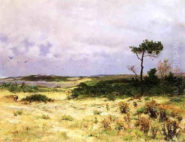 Annisquam Landscape Oil Painting by William Lamb Picknell