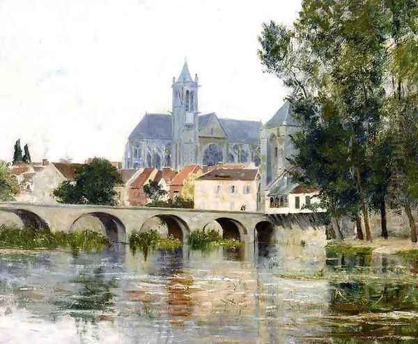 French Landscape Oil Painting by William Lamb Picknell