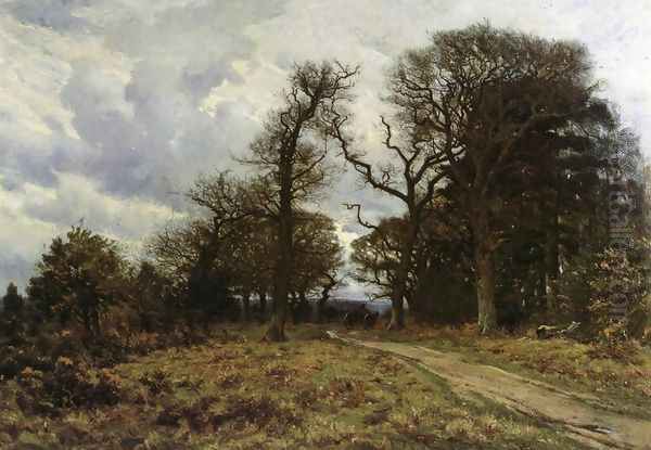 Bleak December Oil Painting by William Lamb Picknell