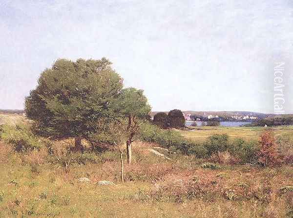 View from a Meadow 1891 Oil Painting by William Lamb Picknell