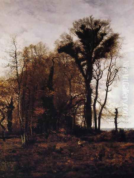 On the Borders of the Marsh Oil Painting by William Lamb Picknell