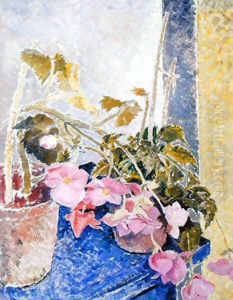 Flowers in a Vase, 1934 Oil Painting by Glyn Warren Philpot