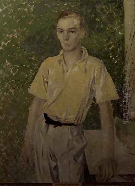 Master Jasper Kingscote, 1933 Oil Painting by Glyn Warren Philpot