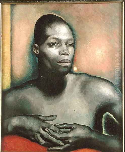 Study of a Negro Oil Painting by Glyn Warren Philpot