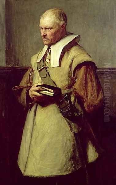 Puritan, Roundhead Oil Painting by John Pettie