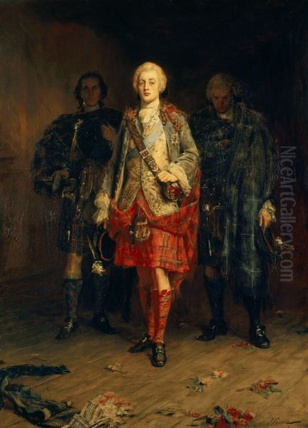 Charles Edward Stuart 1720-88 c.1892 Oil Painting by John Pettie