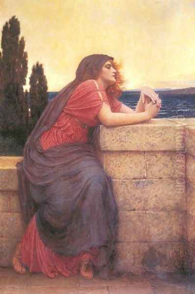 Hero (Iseult) Oil Painting by Charles E. Perugini