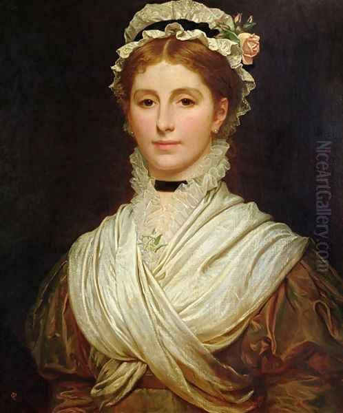 Kate Mrs Perugini Oil Painting by Charles E. Perugini