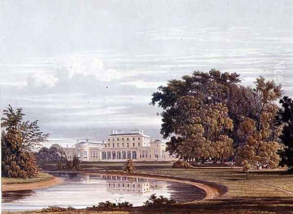 Frogmore, Windsor from Pynes Royal Residences, 1818 Oil Painting by William Henry Pyne