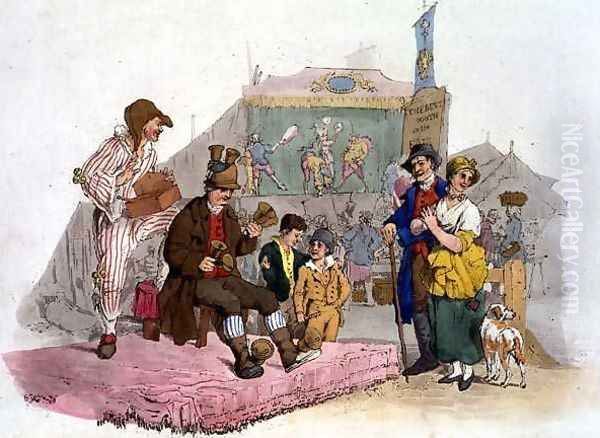 Country Fair, from Costume of Great Britain, published by William Miller, 1805 Oil Painting by William Henry Pyne