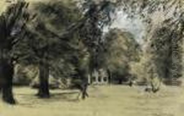 Landschaft Oil Painting by Max Liebermann