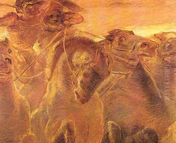 Eroica 1907 Oil Painting by Gaetano Previati