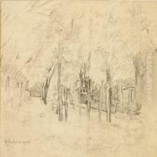 Street Scenery by Max Liebermann